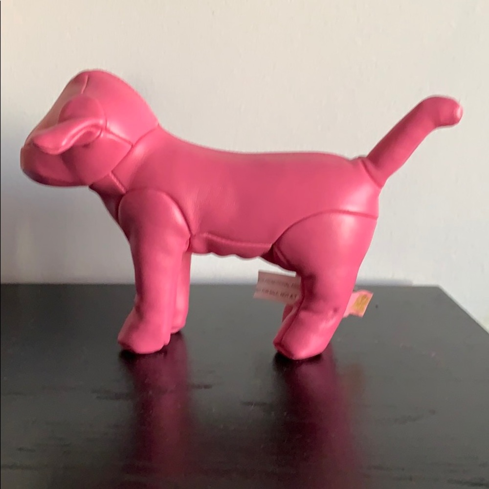 VS PINK limited edition faux leather dog